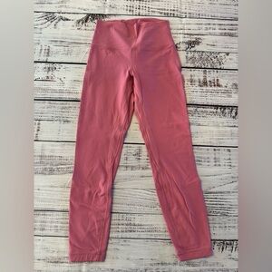 Lululemon Pink Blossom Align Leggings